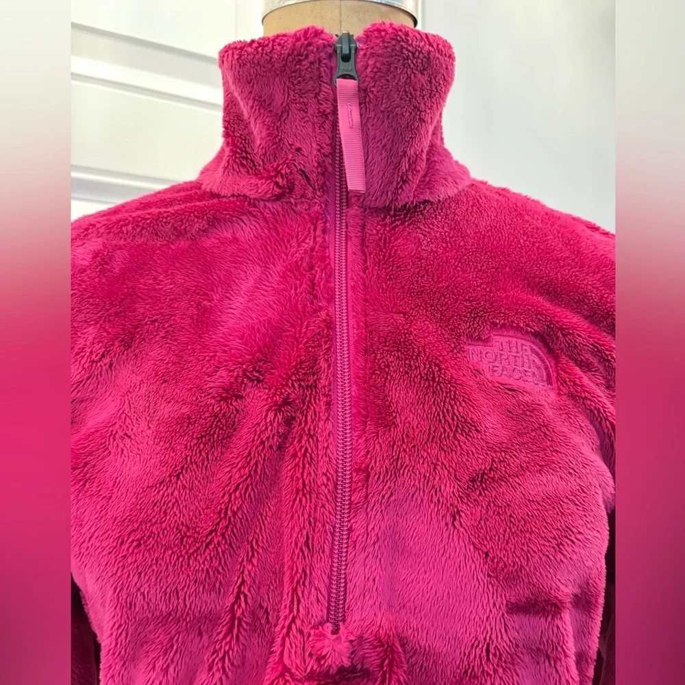 The North Face Women's‎ Fleece 1/4 Zip Jacket Roxbury Pink S/P Warm BaseLayer
